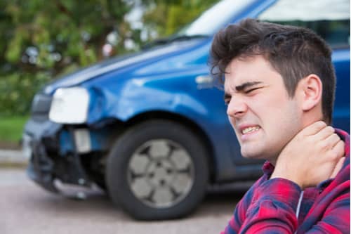 A Fort Lauderdale car accident victim with whiplash